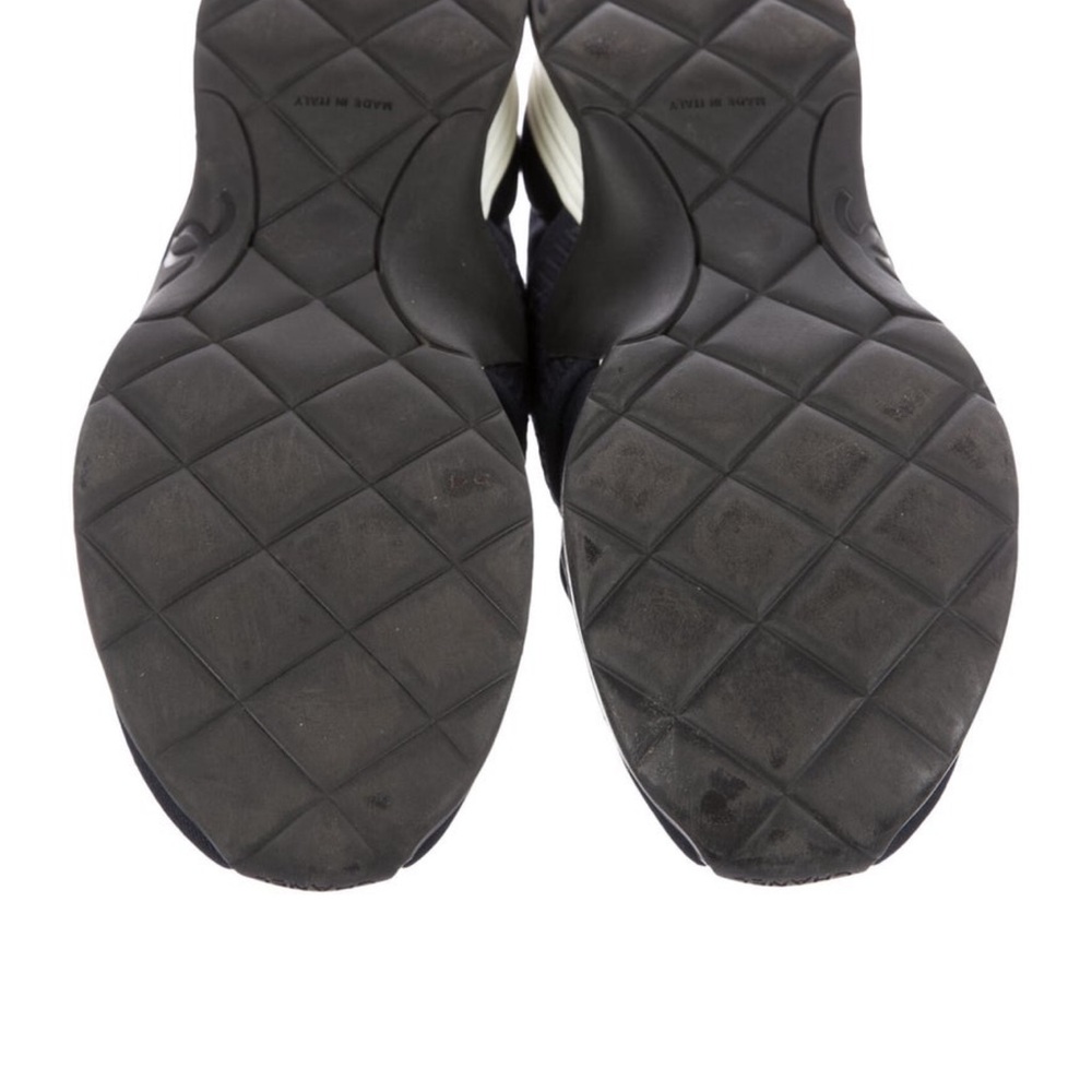 Chanel Black and White Sneakers - Picture 4 of 4
